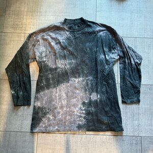 We The Free Long Sleeve Oversized Tie Dye Tee